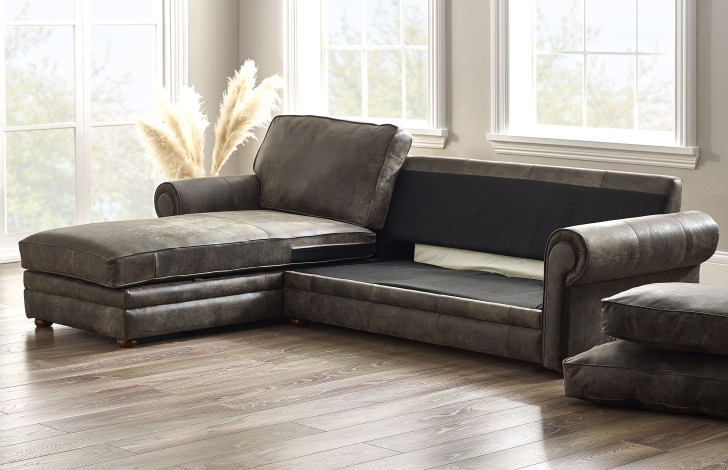portland leather sofa bed