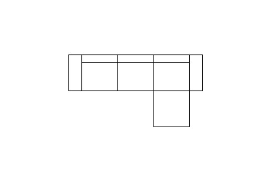 4 Module Chaise