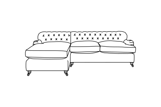 3 x Chaise Corner Sofabed