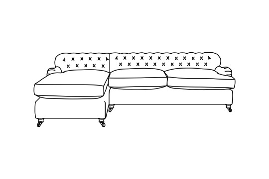 3.5 x Chaise Corner Sofabed