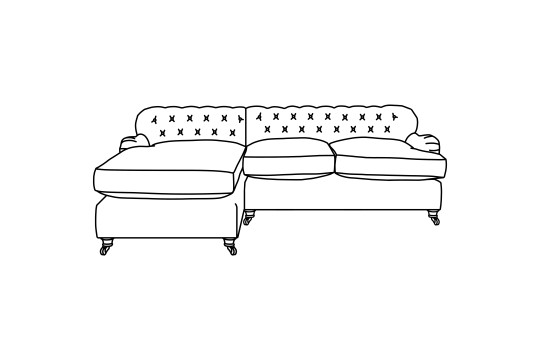 2.5 x Chaise Corner Sofabed